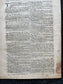 1780 King George in Poland, London Gazette, History Wall Art, Original Antique Pamphlet, American President History and Wall Decoration