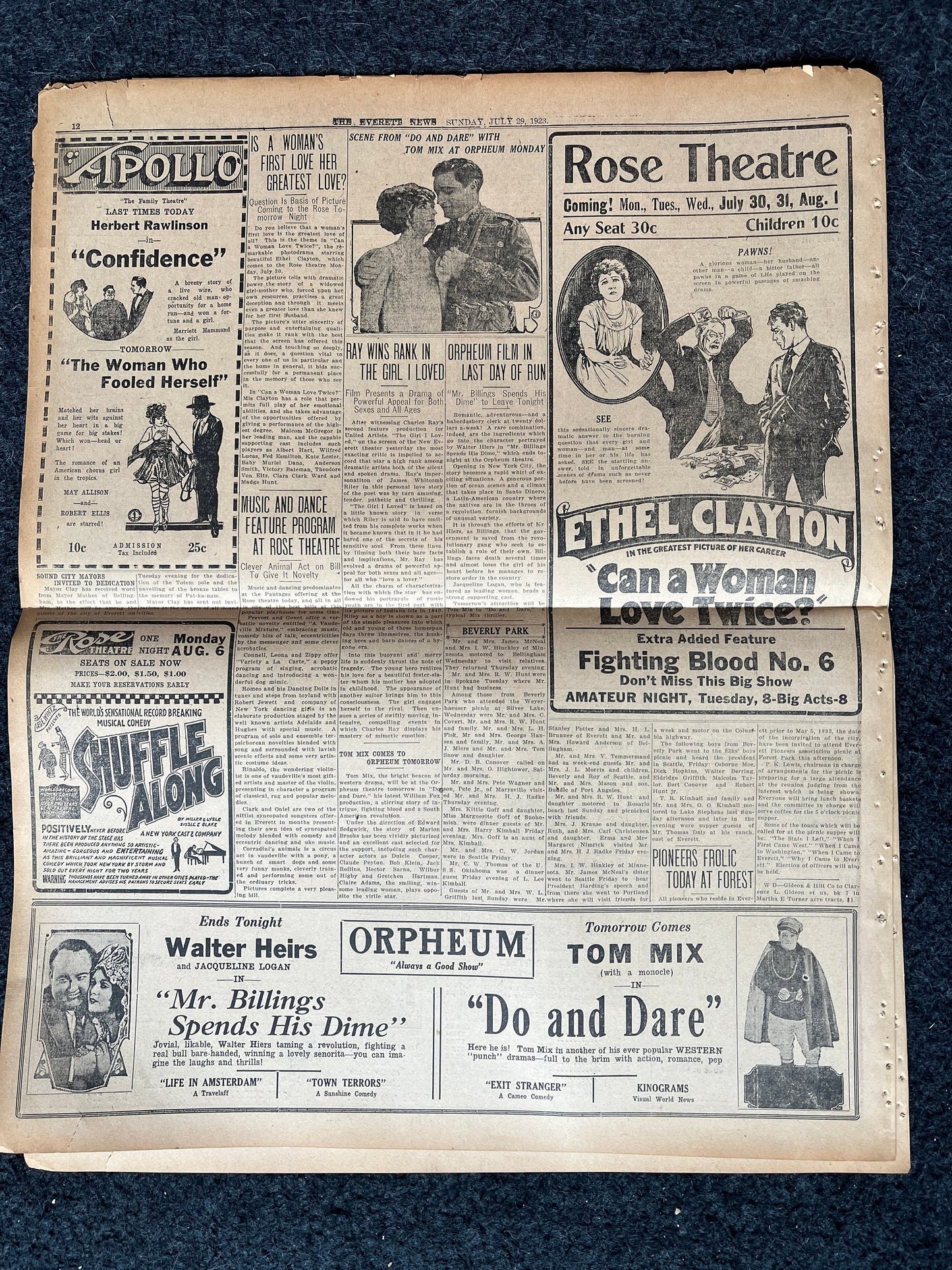 Vintage Warren G. Harding 29th President Election and Inauguration Newspapers - Day Of - TeaPot Dome Scandal