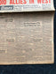 1945 WW2 Liberation of Philippines - Manila Freed from Japanese Forces - General MacArthur Promise - Pacific Theater World War 2 Newspaper