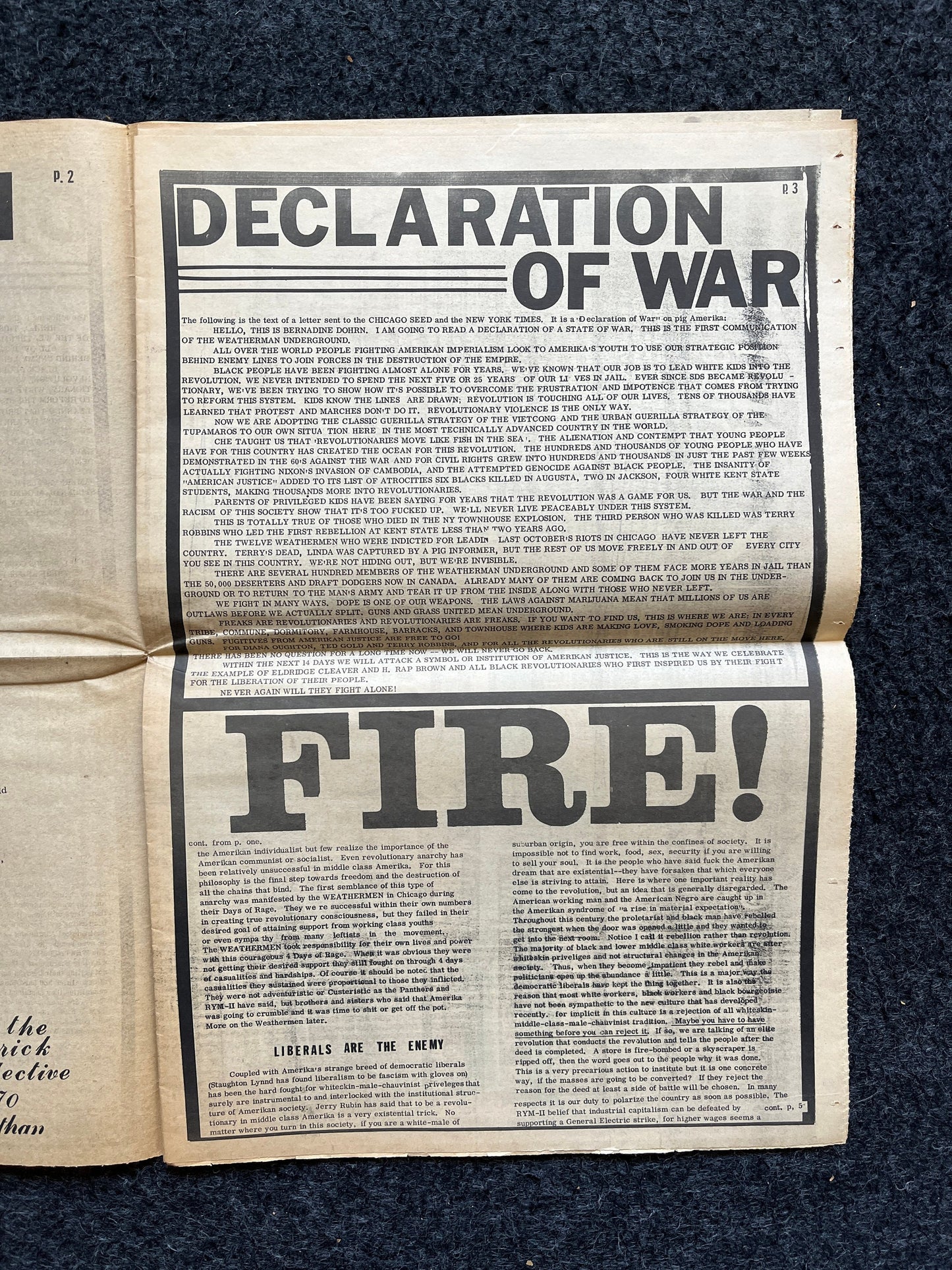 1970s Far Left Underground Newspaper, Black Panther Party, Vintage Antique Collectibles, Hippie Grunge Art Gifts, San Francisco Gifts