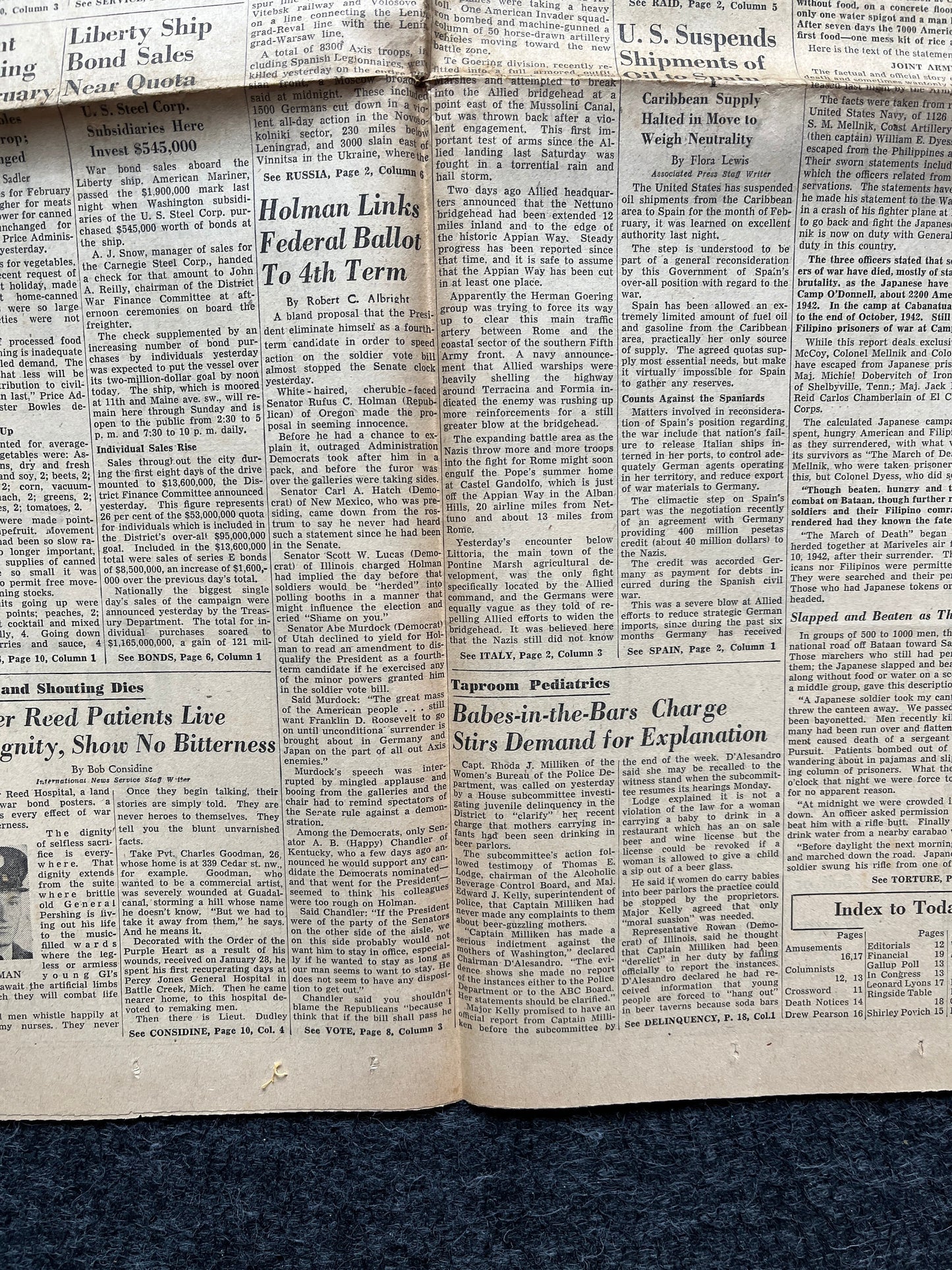 1945 WW2 Bataan Death March Prisoners Liberated Day Of - Japanese Empire Defeated Allied Forces Philippines Liberated - Original Vintage New