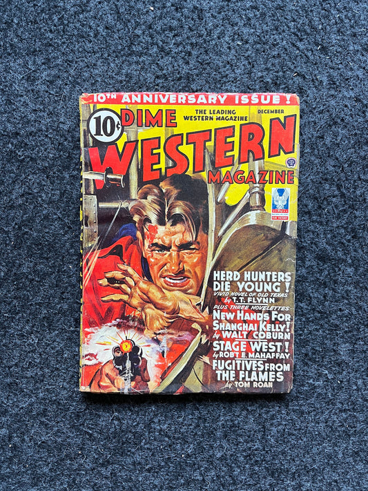 WW2 Western Comic Novel, Vintage Western Memorabilia and Gifts, Gifts for Husband Him, Cowboy Country Artwork,