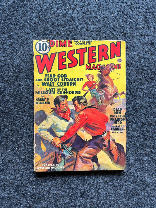 1950s Western Comic Novel, Vintage Western Memorabilia and Gifts, Gifts for Husband Him, Cowboy Country Artwork,