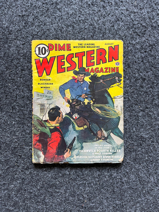 1950s Western Comic Novel, Vintage Western Memorabilia and Gifts, Gifts for Husband Him, Cowboy Country Artwork,