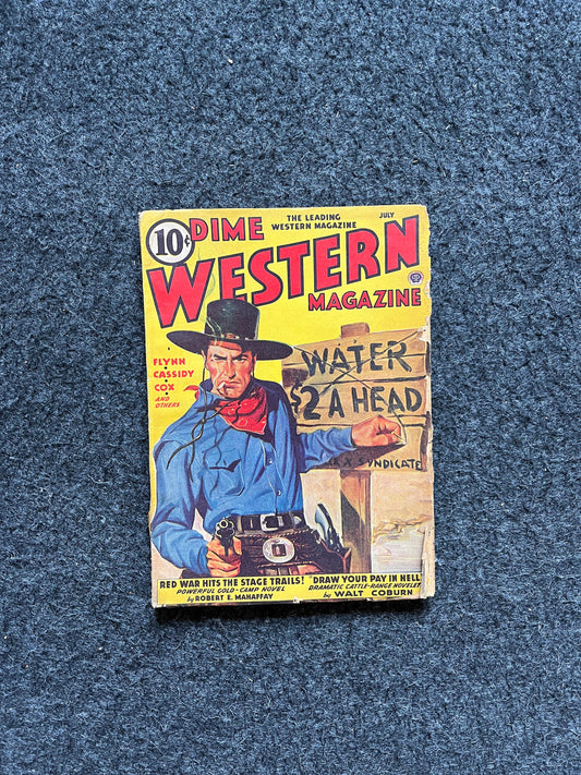 1950s Western Comic Novel, Vintage Western Memorabilia and Gifts, Gifts for Husband Him, Cowboy Country Artwork,