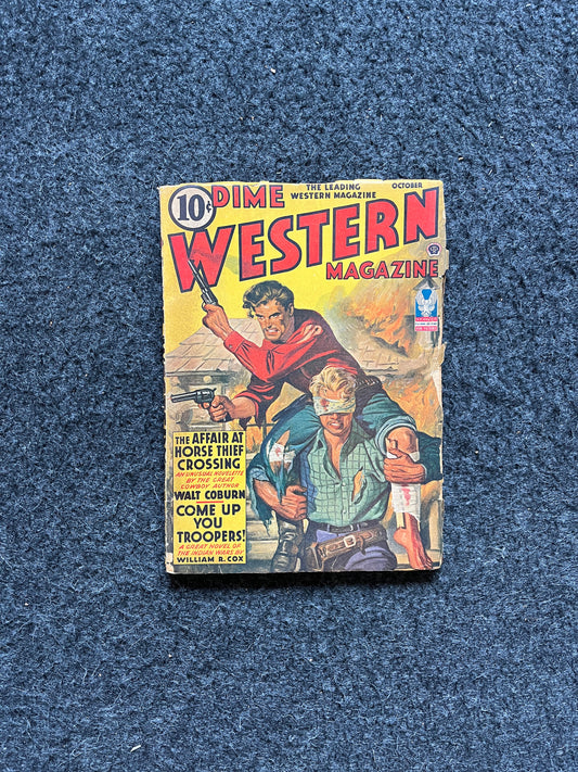 1950s Western Comic Novel, Vintage Western Memorabilia and Gifts, Gifts for Husband Him, Cowboy Country Artwork,