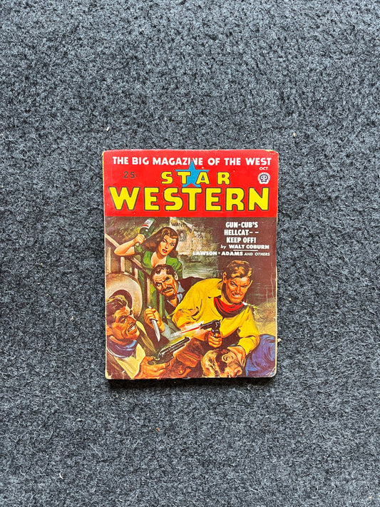 1950s Western Comic Novel, Vintage Western Memorabilia and Gifts, Gifts for Husband Him, Cowboy Country Artwork,