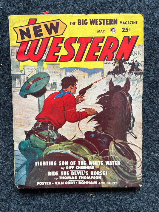 1950s Western Comic Novel, Vintage Western Memorabilia and Gifts, Gifts for Husband Him, Cowboy Country Artwork,