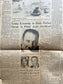 Original Moon Landing Vintage Newspaper - NASA Apollo 11 Program Moonwalk - Space Race Neil Armstrong Buzz Aldrin - Gifts For Nerds, Space A