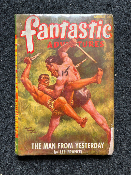 Original 1950 Pulp Science Fiction Space Adventures Novels, Space Gifts Decor, SciFi Stories and Vintage Art, Vintage Books, Rare Books