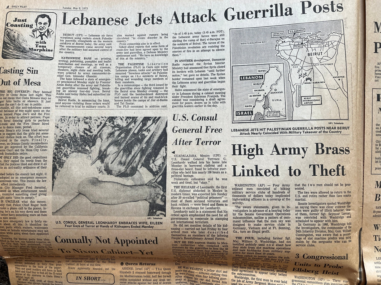 1973 Capture of Wounded Knee, Sioux Indian Tribe South Dakota Artwork, Indian and Wall Decor, Education Gift Newspaper, Native History