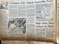 1973 Capture of Wounded Knee, Sioux Indian Tribe South Dakota Artwork, Indian and Wall Decor, Education Gift Newspaper, Native History