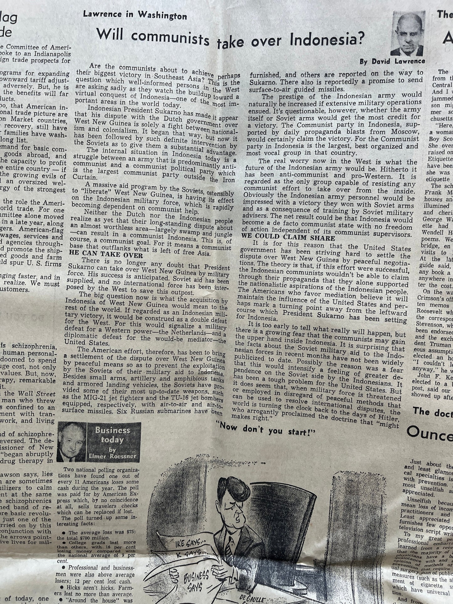 1962 Operation Dominic US Tests 31 Nuclear Bombs, Original Vintage Newspaper, Cold War Propaganda, USSR Art, Soviet Union, Russian History