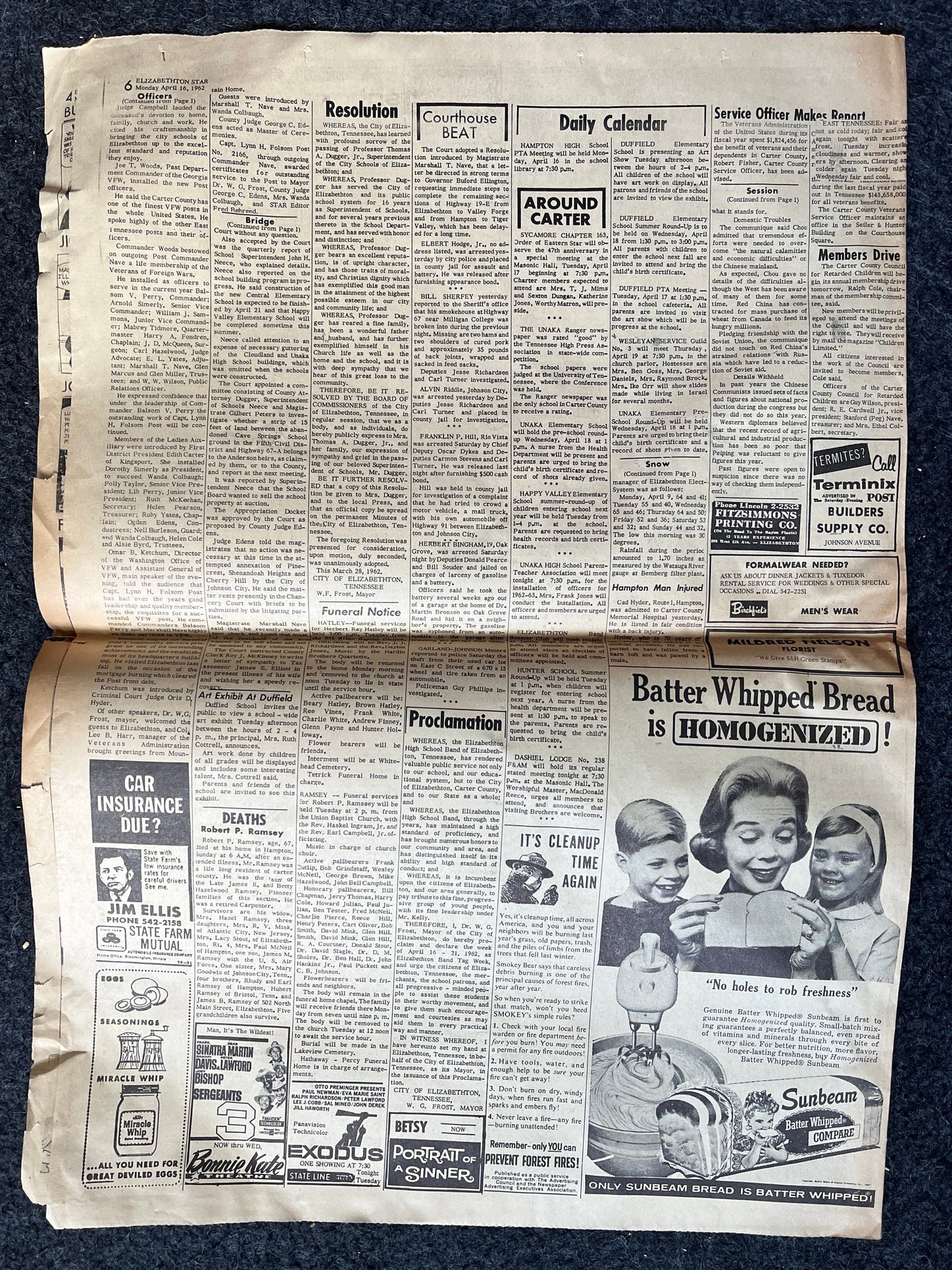 1962 Chinese CCP Denounces United States - Red China Unlocks Nuclear Weapons - Original Vintage Newspaper Red Scare Cold War Propaganda