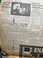 Original Moon Landing Vintage Newspaper - NASA Apollo 11 Program Moonwalk - Space Race Neil Armstrong Buzz Aldrin - Gifts For Nerds, Space A