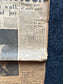 Original Moon Landing Vintage Newspaper - NASA Apollo 11 Program Moonwalk - Space Race Neil Armstrong Buzz Aldrin - Gifts For Nerds, Space A