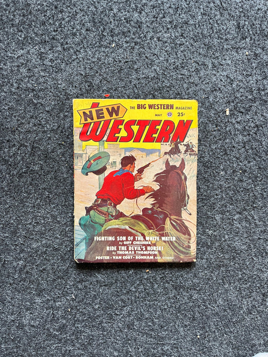 1950s Western Comic Novel, Vintage Western Memorabilia and Gifts, Gifts for Husband Him, Cowboy Country Artwork,
