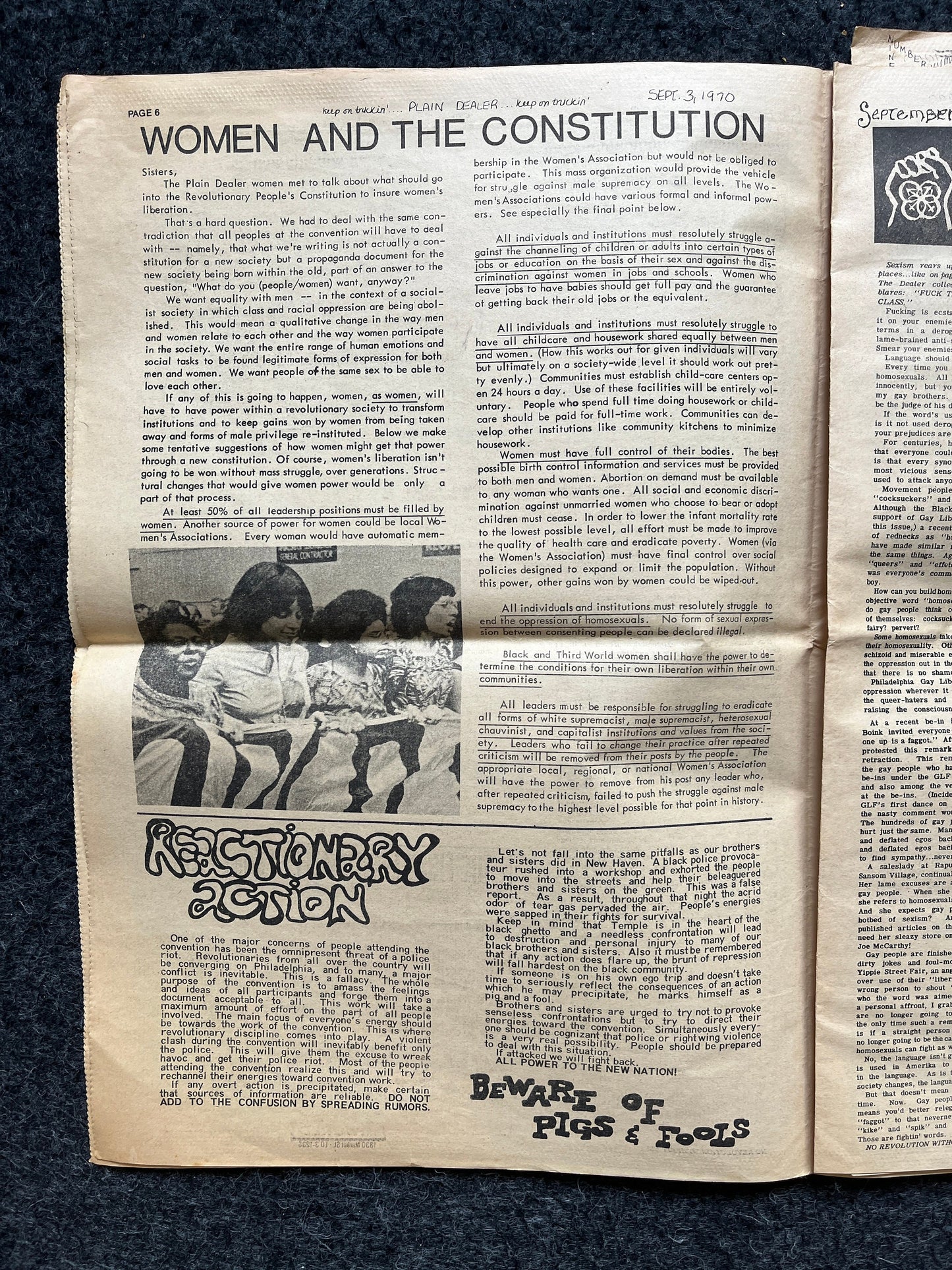 1970s Far Left Underground Newspaper, Black Panther Party, Vintage Antique Collectibles, Hippie Grunge Art Gifts, San Francisco Gifts