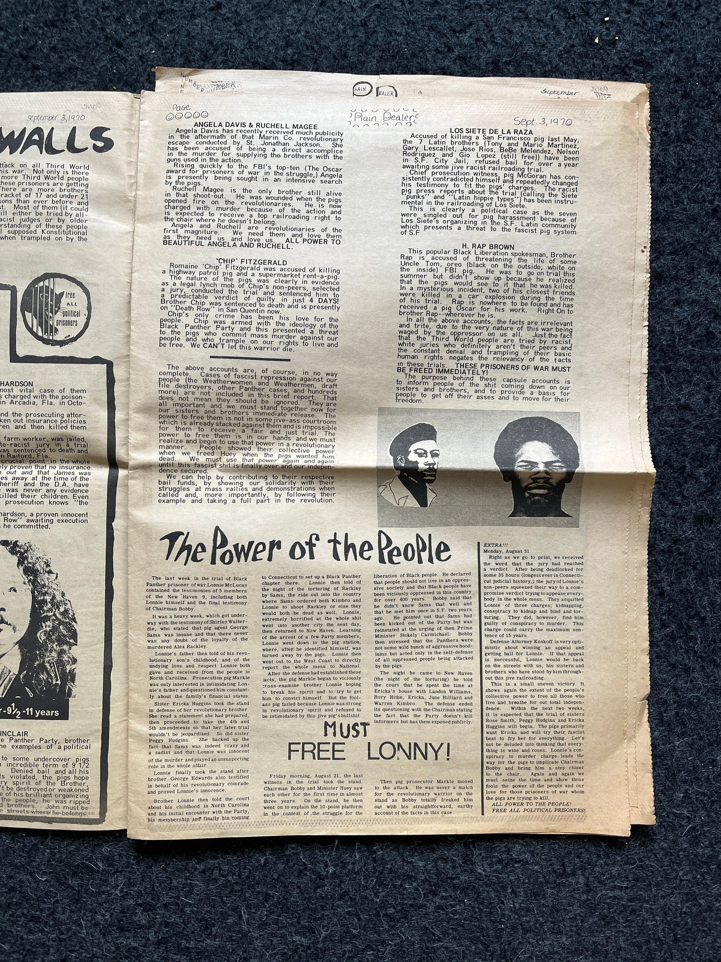 1970s Far Left Underground Newspaper, Black Panther Party, Vintage Antique Collectibles, Hippie Grunge Art Gifts, San Francisco Gifts