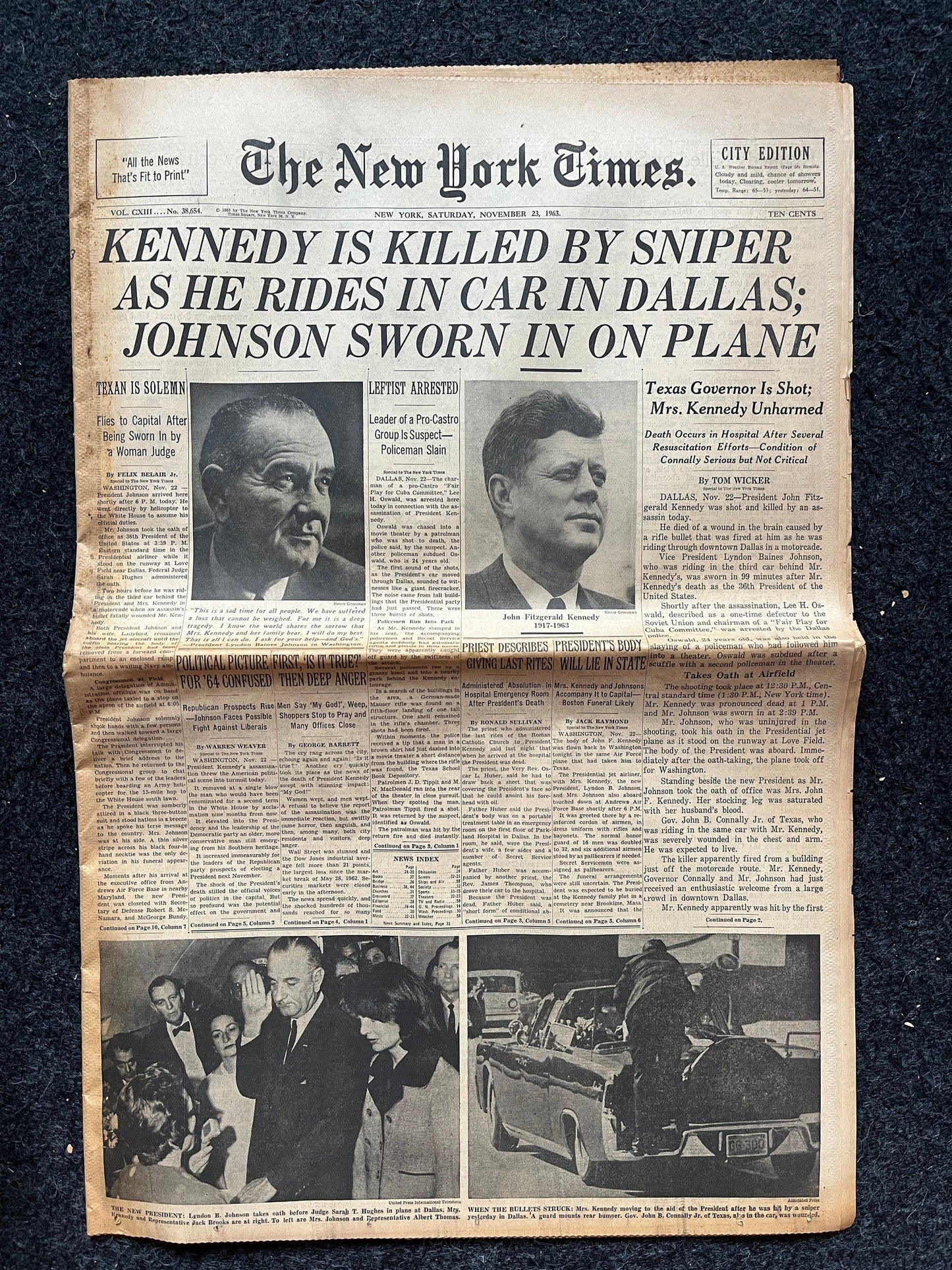 1963 Kennedy Assassination, November 23rd, 1963, Historic Gifts, American History, Bay of Pigs, John F. Kennedy Conspiracy,