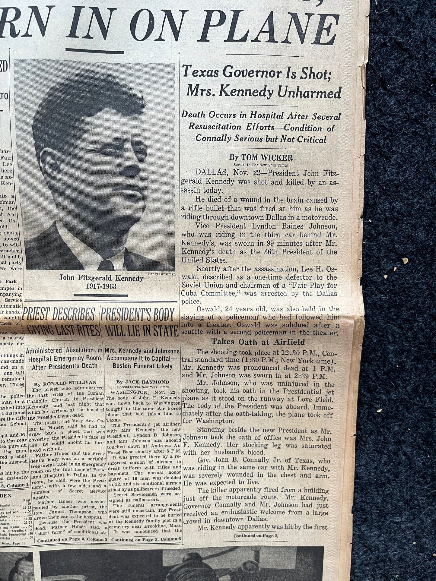 1963 Kennedy Assassination, November 23rd, 1963, Historic Gifts, American History, Bay of Pigs, John F. Kennedy Conspiracy,