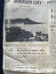 1962 Operation Dominic US Tests 31 Nuclear Bombs, Original Vintage Newspaper, Cold War Propaganda, USSR Art, Soviet Union, Russian History
