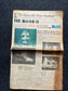 Original Moon Landing Vintage Newspaper - NASA Apollo 11 Program Moonwalk - Space Race Neil Armstrong Buzz Aldrin - Gifts For Nerds, Space A
