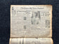 Original Moon Landing Vintage Newspaper - NASA Apollo 11 Program Moonwalk - Space Race Neil Armstrong Buzz Aldrin - Gifts For Nerds, Space A