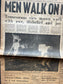Original Moon Landing Vintage Newspaper - NASA Apollo 11 Program Moonwalk - Space Race Neil Armstrong Buzz Aldrin - Gifts For Nerds, Space A