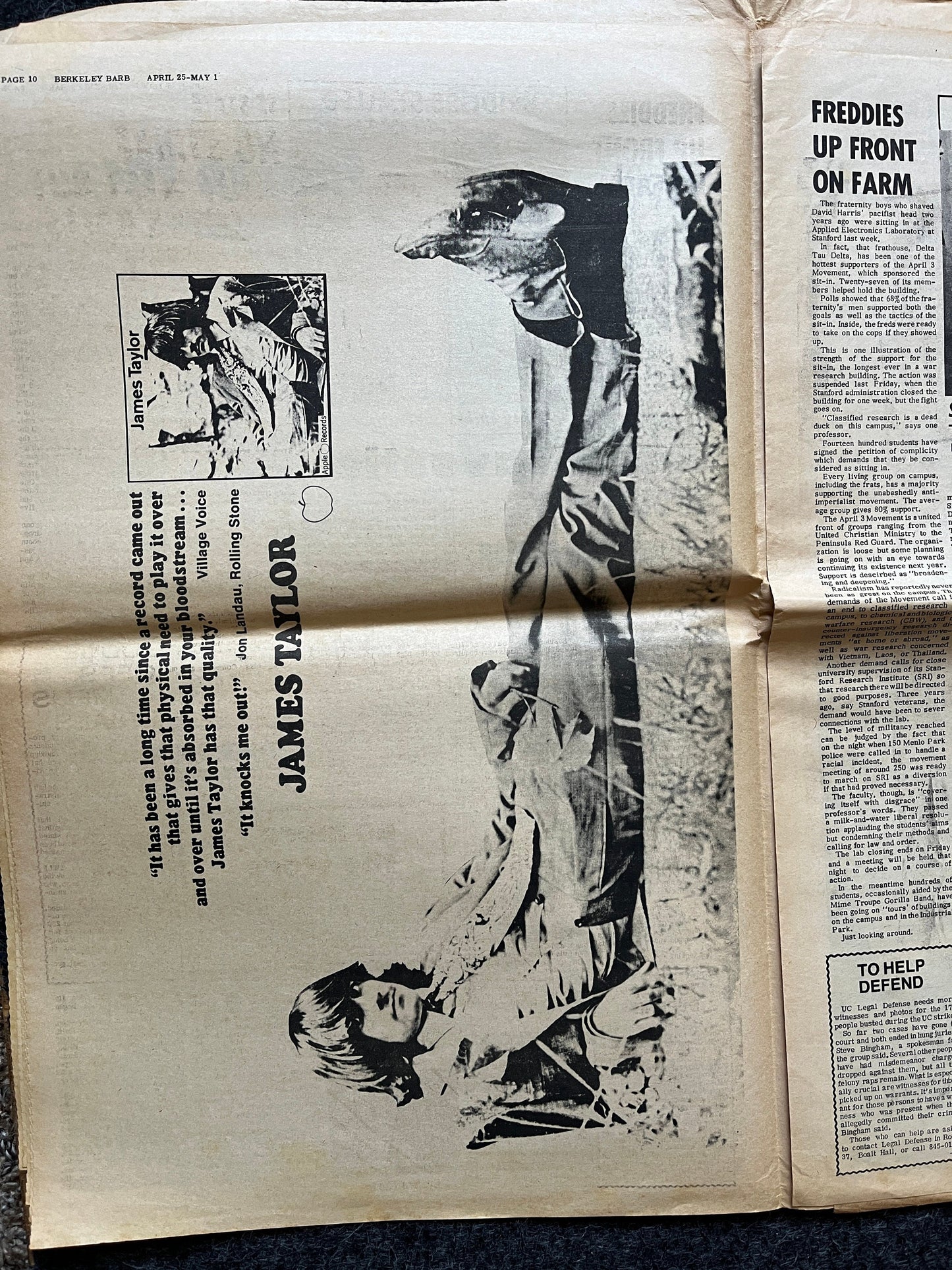 1970s Berkeley Bark CounterCulture, Black Panther Party, Underground Newspaper, Vintage Newspaper, San Francisco California, Black Gifts