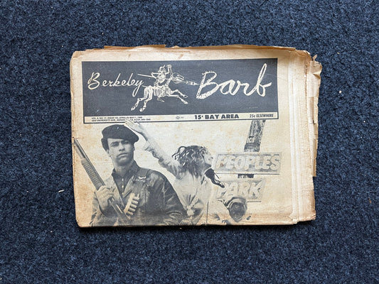1970s Berkeley Bark CounterCulture, Black Panther Party, Underground Newspaper, Vintage Newspaper, San Francisco California, Black Gifts
