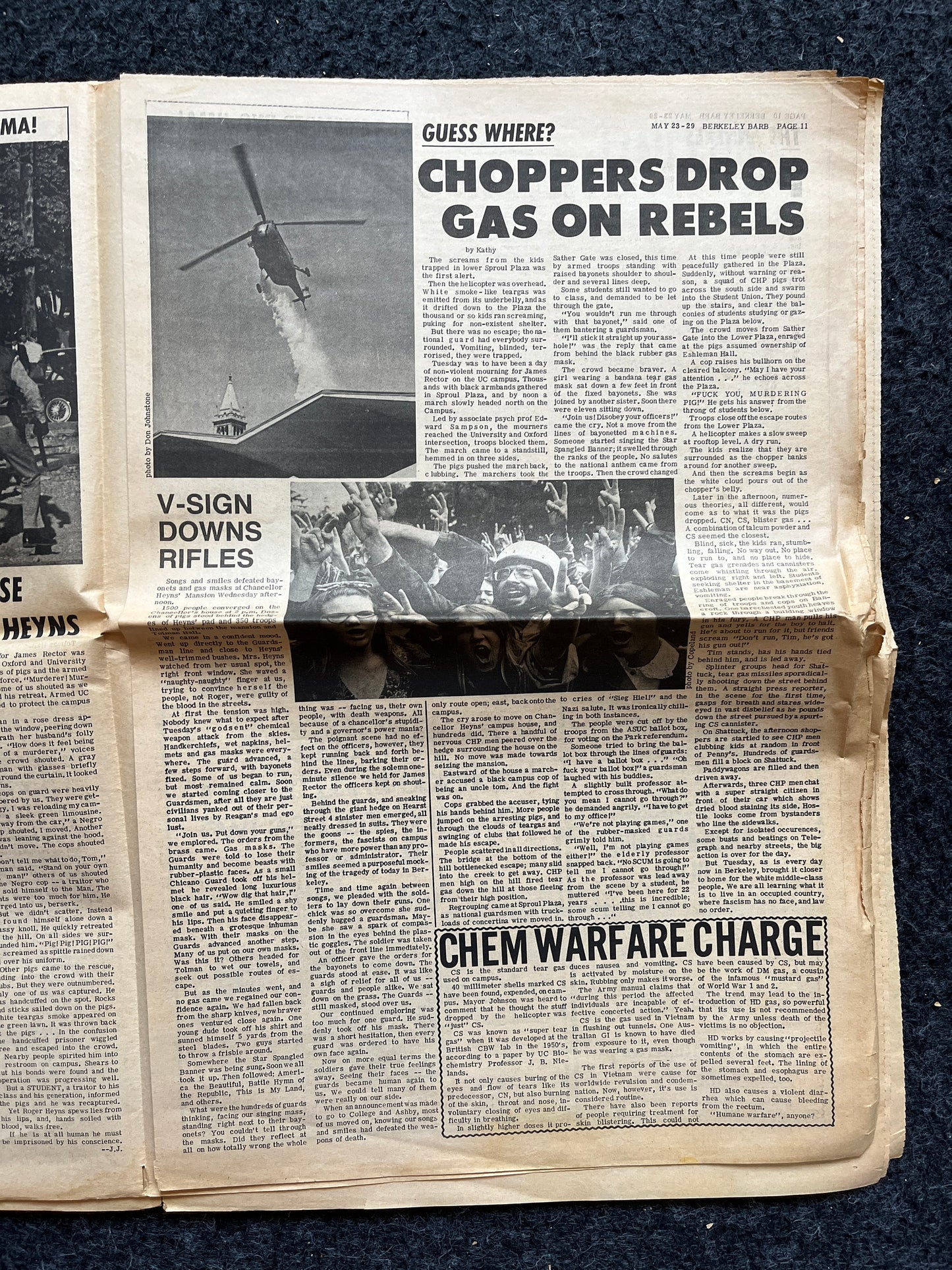 1970s Berkeley Bark CounterCulture, Black Panther Party, Underground Newspaper, Vintage Newspaper, San Francisco California, Black Gifts