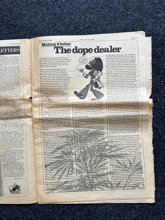 1970s  Underground Newspaper, Black Panther Party, Vintage Antique Collectibles, San Francisco Gifts, Anarchist Gifts, Grunge Decor Artwork