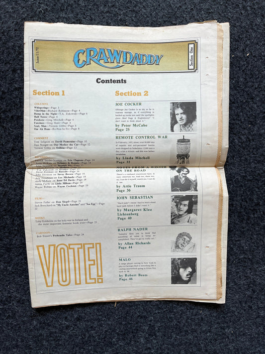 1970s Music Underground Newspaper, Rock and Roll, Vintage Antique Collectibles, San Francisco Gifts, Anarchist Gifts, Grunge Decor Artwork