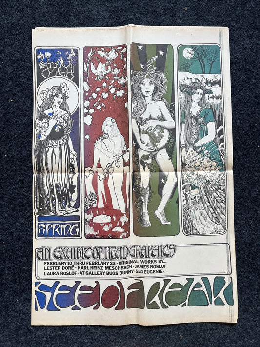 1970s Chicago Changes Underground Newspaper, Black Panther Party, Vintage Antique Collectibles, San Francisco Gifts, Anarchist Gifts,