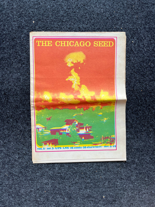 1970s Chicago Changes Underground Newspaper, Black Panther Party, Vintage Antique Collectibles, San Francisco Gifts, Anarchist Gifts,