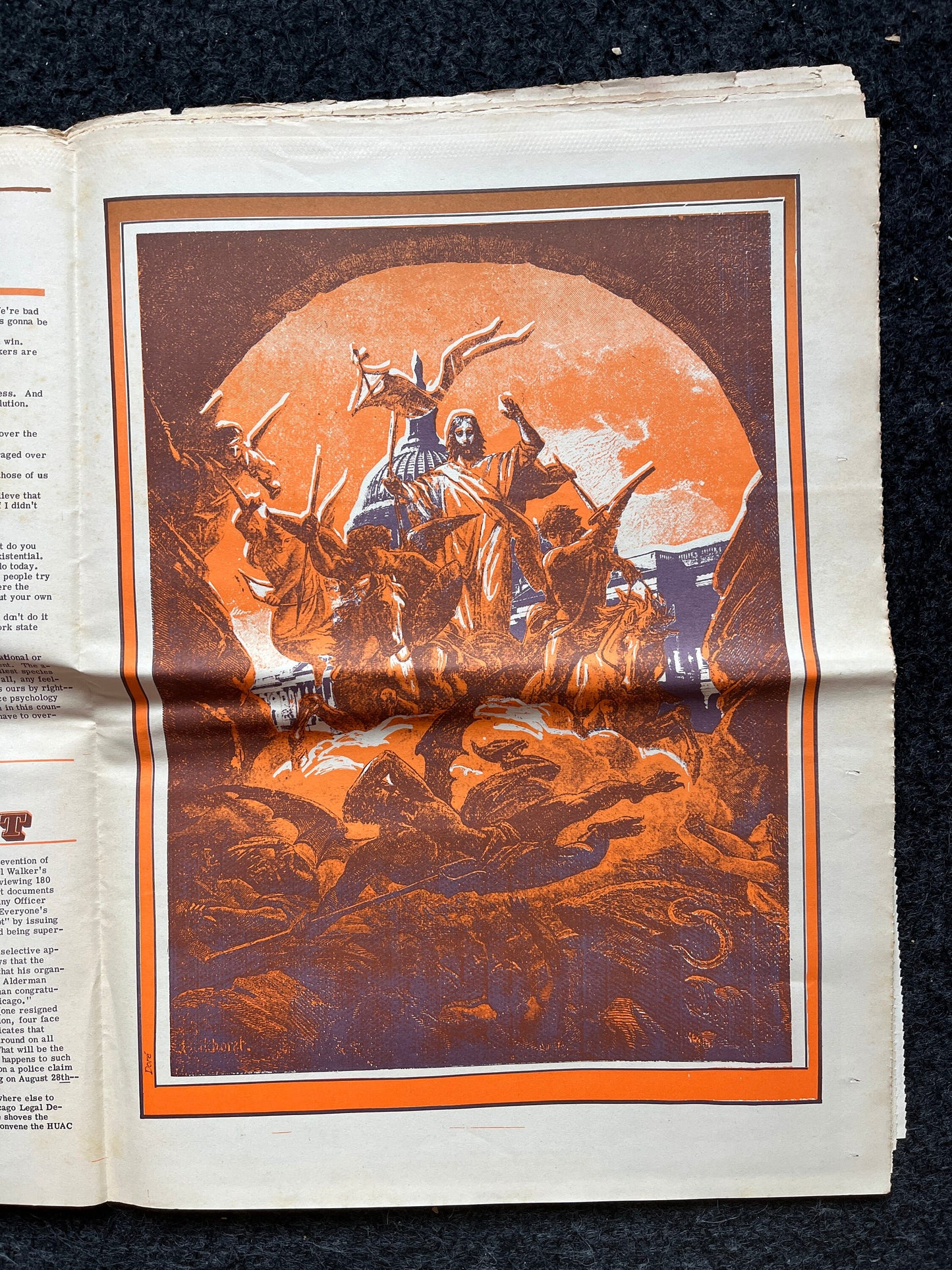 1970s Chicago Changes Underground Newspaper, Black Panther Party, Vintage Antique Collectibles, San Francisco Gifts, Anarchist Gifts,