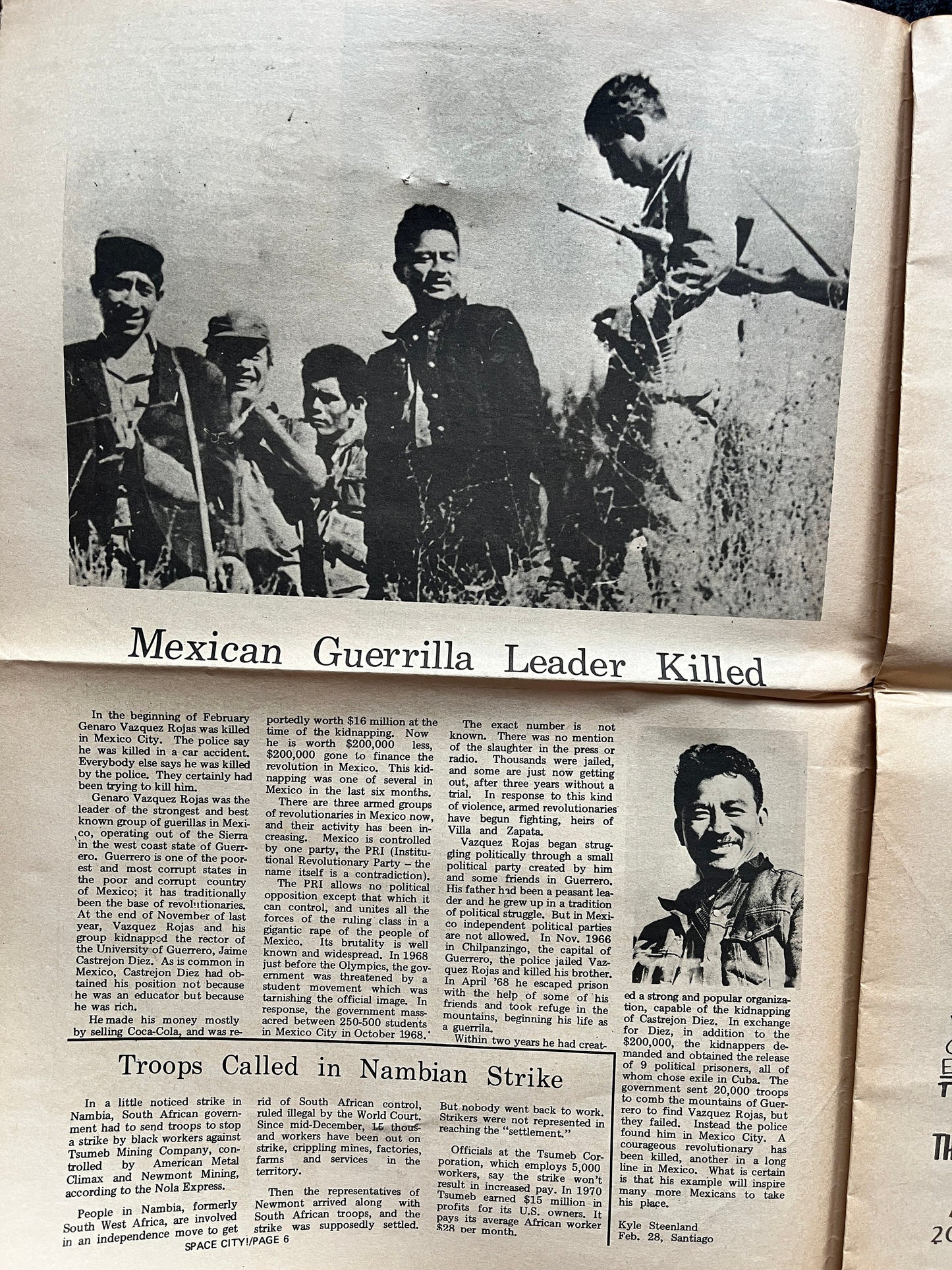 1970s Psycho Therapy Mental Health Space City Houston Texas Underground Newspaper, Black Panther Party, Vintage Antique Collectibles