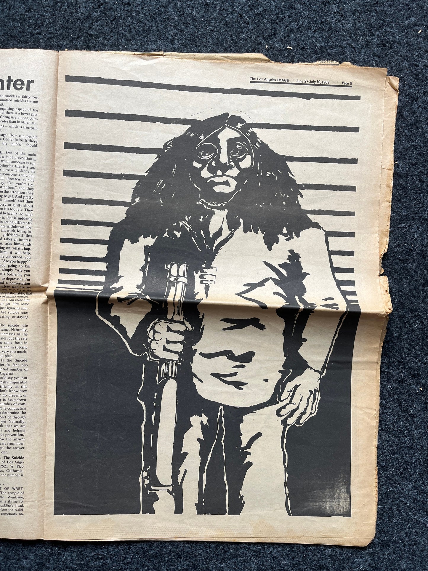 1970s Native American Underground Newspaper, Black Panther Party, Vintage Antique Collectibles, San Francisco Gifts, Indian Artwork
