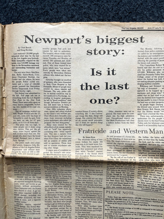 1970s Native American Underground Newspaper, Black Panther Party, Vintage Antique Collectibles, San Francisco Gifts, Indian Artwork