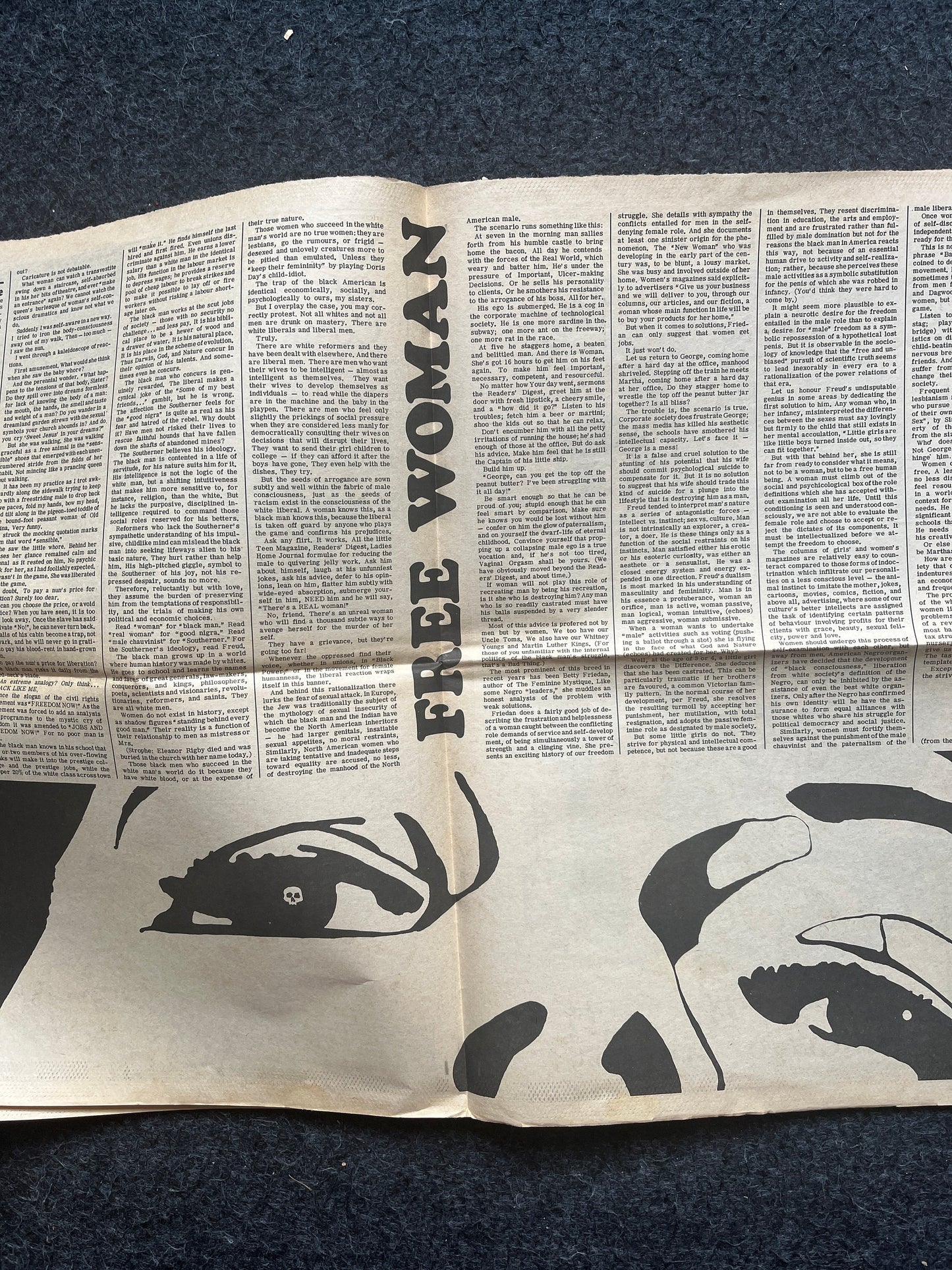 1970s Native American Underground Newspaper, Black Panther Party, Vintage Antique Collectibles, San Francisco Gifts, Indian Artwork