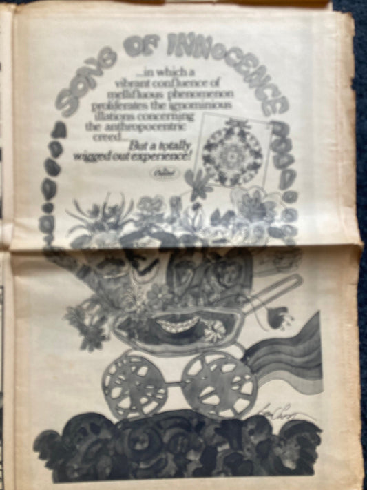 1970s Lenny Bruce Memorial Underground Newspaper, Black Panther Party, Vintage Antique Collectibles, San Francisco Gifts, Anarchist Gifts,