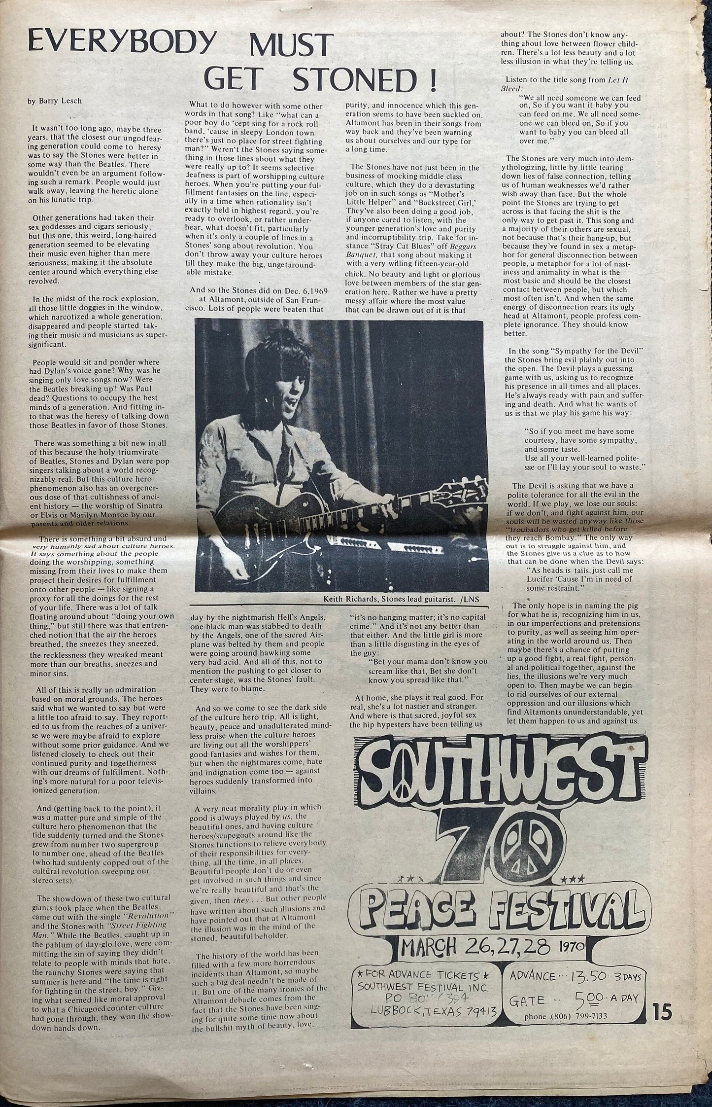 1970s Space City Houston Texas Underground Newspaper, Black Panther Party, Vintage Antique Collectibles, Hippie Grunge Art Gifts,