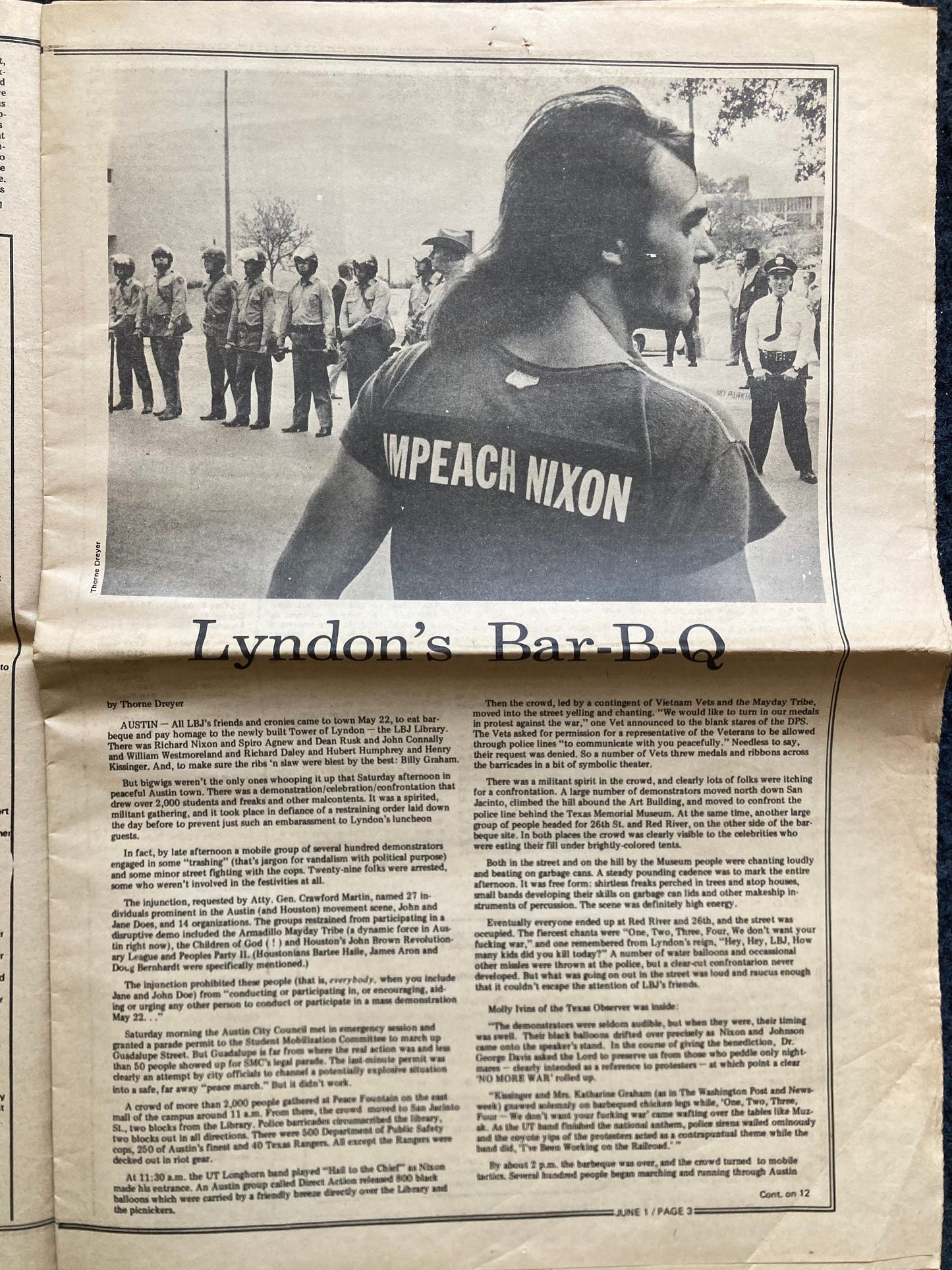 1970s Space City Houston Texas Underground Newspaper, Black Panther Party, Vintage Antique Collectibles, Hippie Grunge Art Gifts,