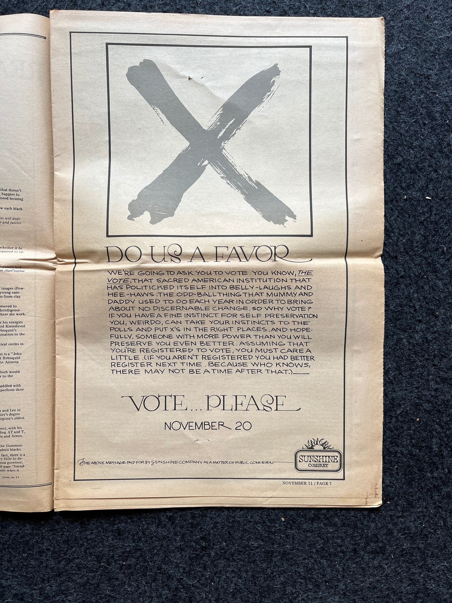 1970s Space City Houston Texas Underground Newspaper, Black Panther Party, Vintage Antique Collectibles, Hippie Grunge Art Gifts,