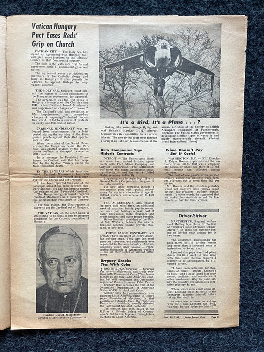 1970s Childrens Cold War Newspaper, Vintage Antique Collectibles, Original Childrens Educational Item, Gifts for Teachers, Gifts for Kids