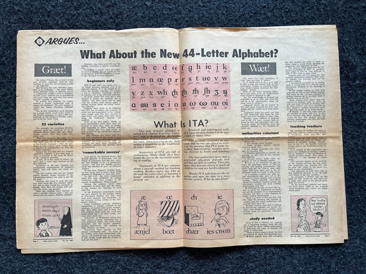 1970s Childrens Cold War Newspaper, Vintage Antique Collectibles, Original Childrens Educational Item, Gifts for Teachers, Gifts for Kids
