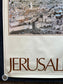 Vintage 1980s Jerusalem Israel Travel Poster - Vintage Advertising Jewish Travel Poster, Vintage Photography, 27 x 39 Aviation Poster
