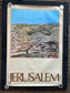 Vintage 1980s Jerusalem Israel Travel Poster - Vintage Advertising Jewish Travel Poster, Vintage Photography, 27 x 39 Aviation Poster