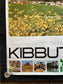 Vintage 1980s Kibbutz Israel Travel Poster - Vintage Advertising Jewish Travel Poster, Vintage Photography, 27 x 39 Aviation Poster